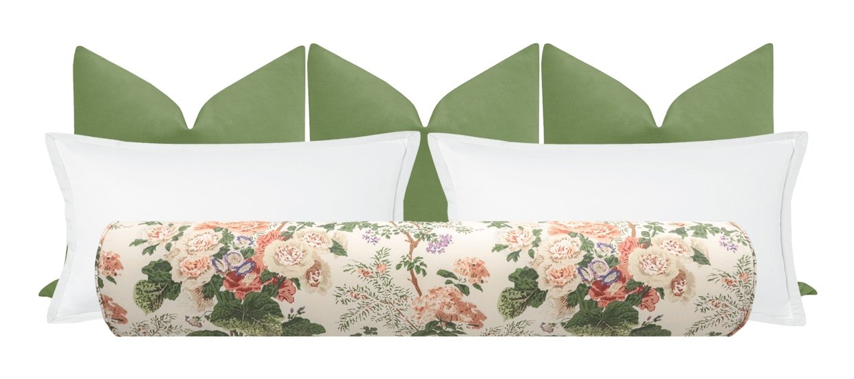 THE BOLSTER :: ALTHEA // BLUSH | LEE JOFA - Sample 4" X 4" - Image 4