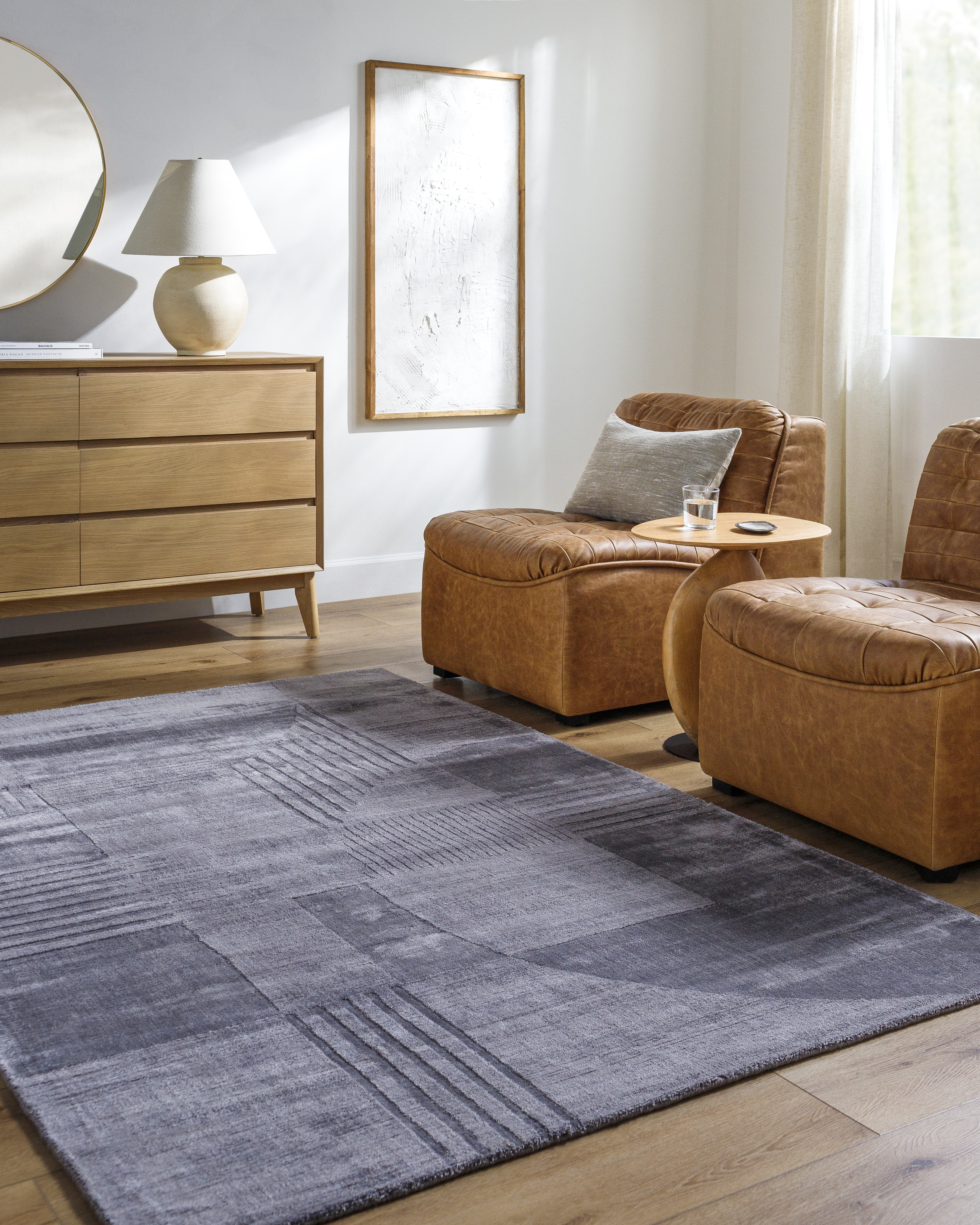 Pier Gray Indoor 10' x 14' Handmade Rug - Image 1