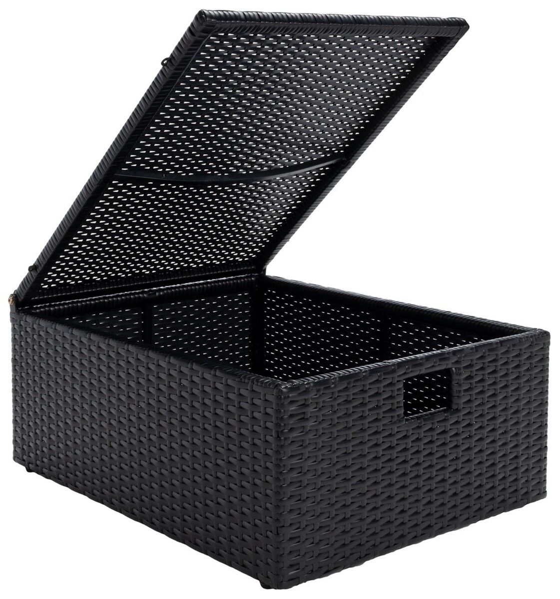 Pramla Outdoor Sette With Otto - Black/Light Grey - Safavieh - Image 7