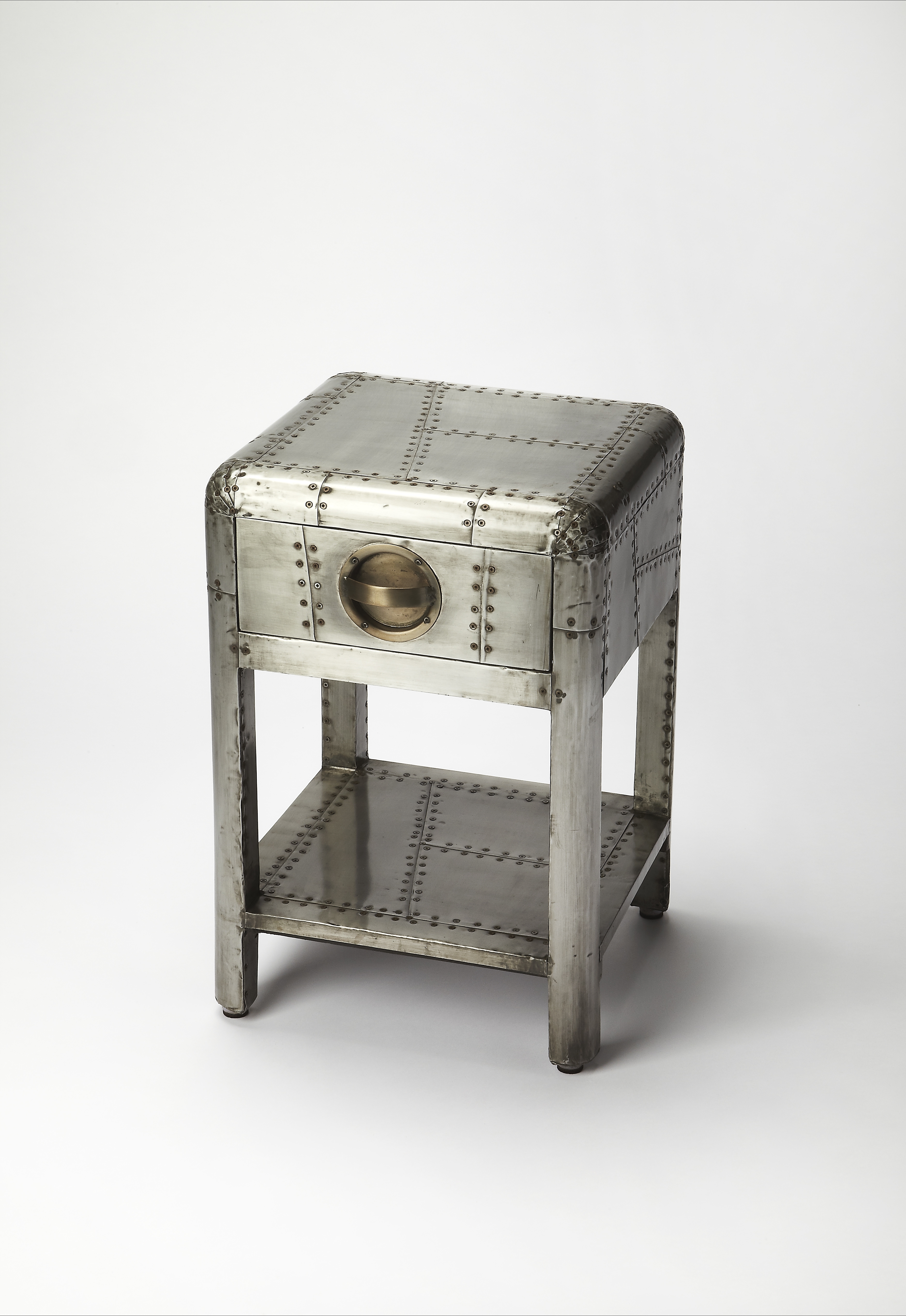 Midway Industrial Chic Side Table - Image 0