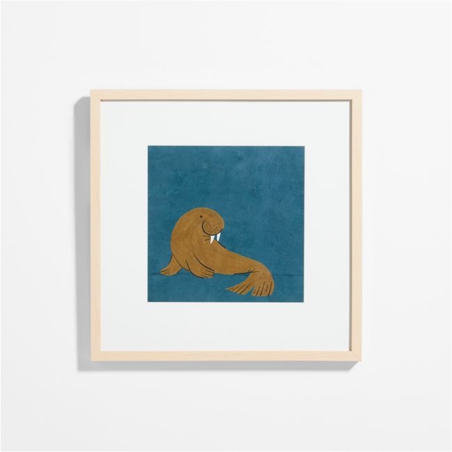 Walrus Framed Wall Art Print - Image 0