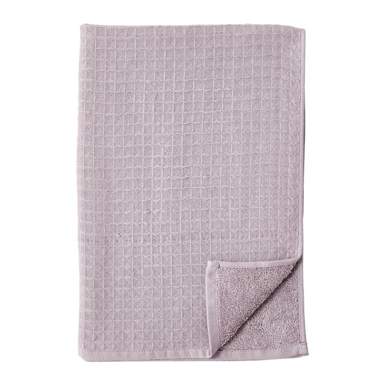 Uchino Waffle Twist 100% Cotton Hand Towel Color: Orchid - Image 0
