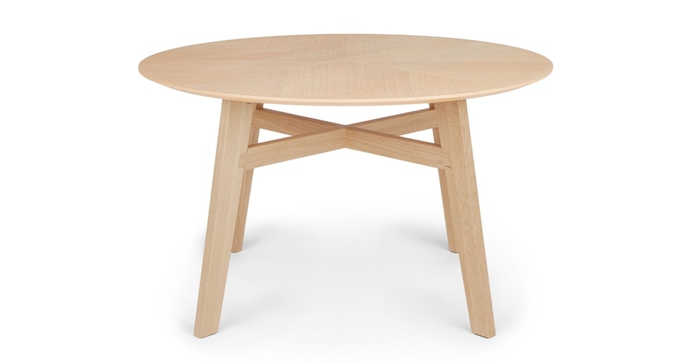 Ventu Light Oak Round Dining Table - Image 0