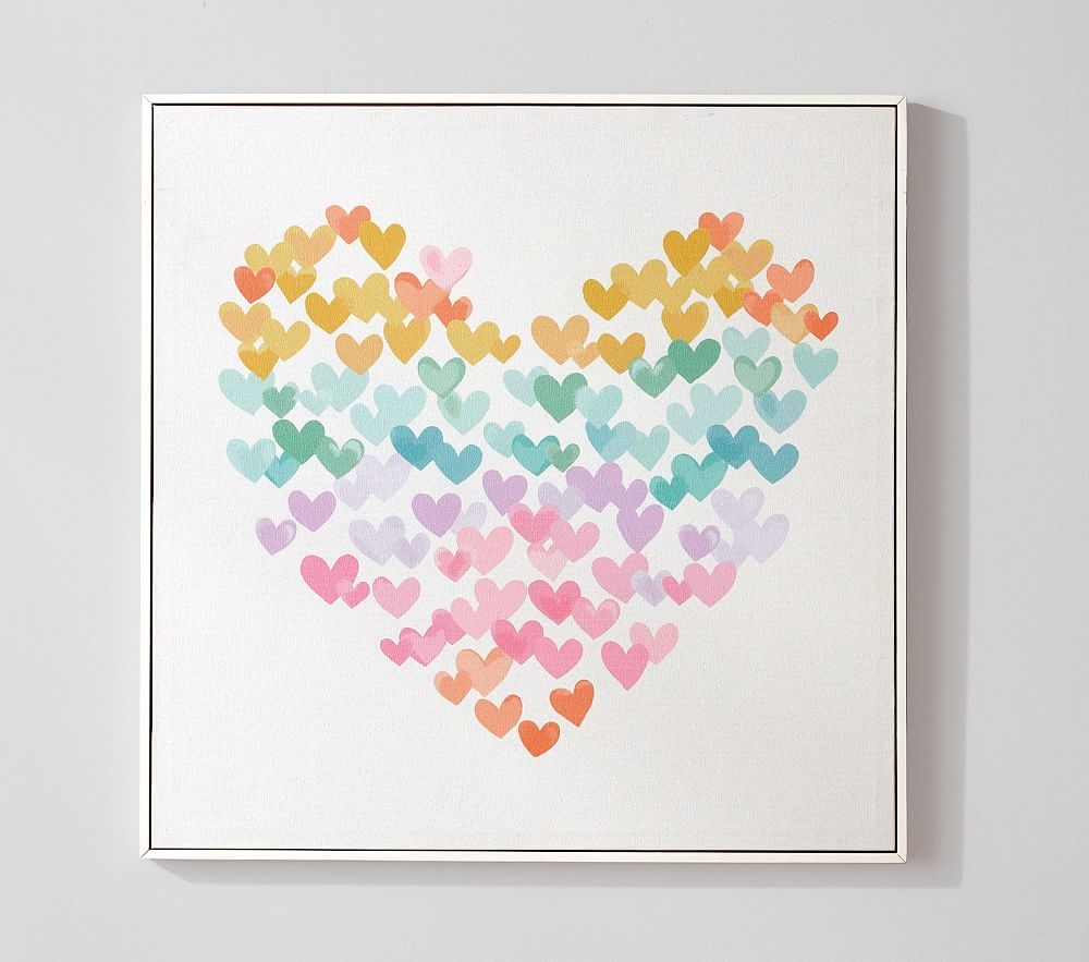 Watercolor Heart Wall Art - Image 0