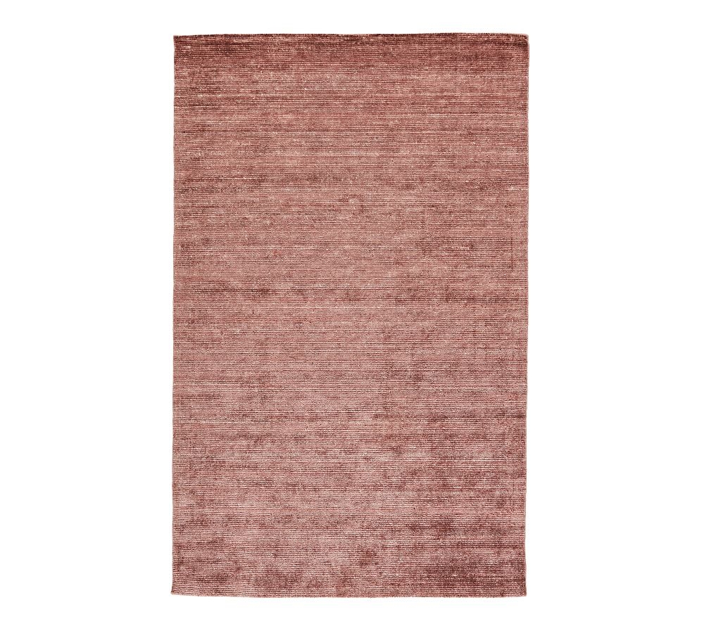 Corin Handwoven Textured Rug, 8' X 10', Cedar Wood - Image 0