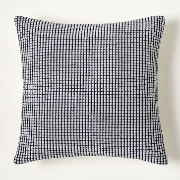 Textured Dimple Dot Pillow Cover, 20"x20", Black, Set of 2 - Image 3