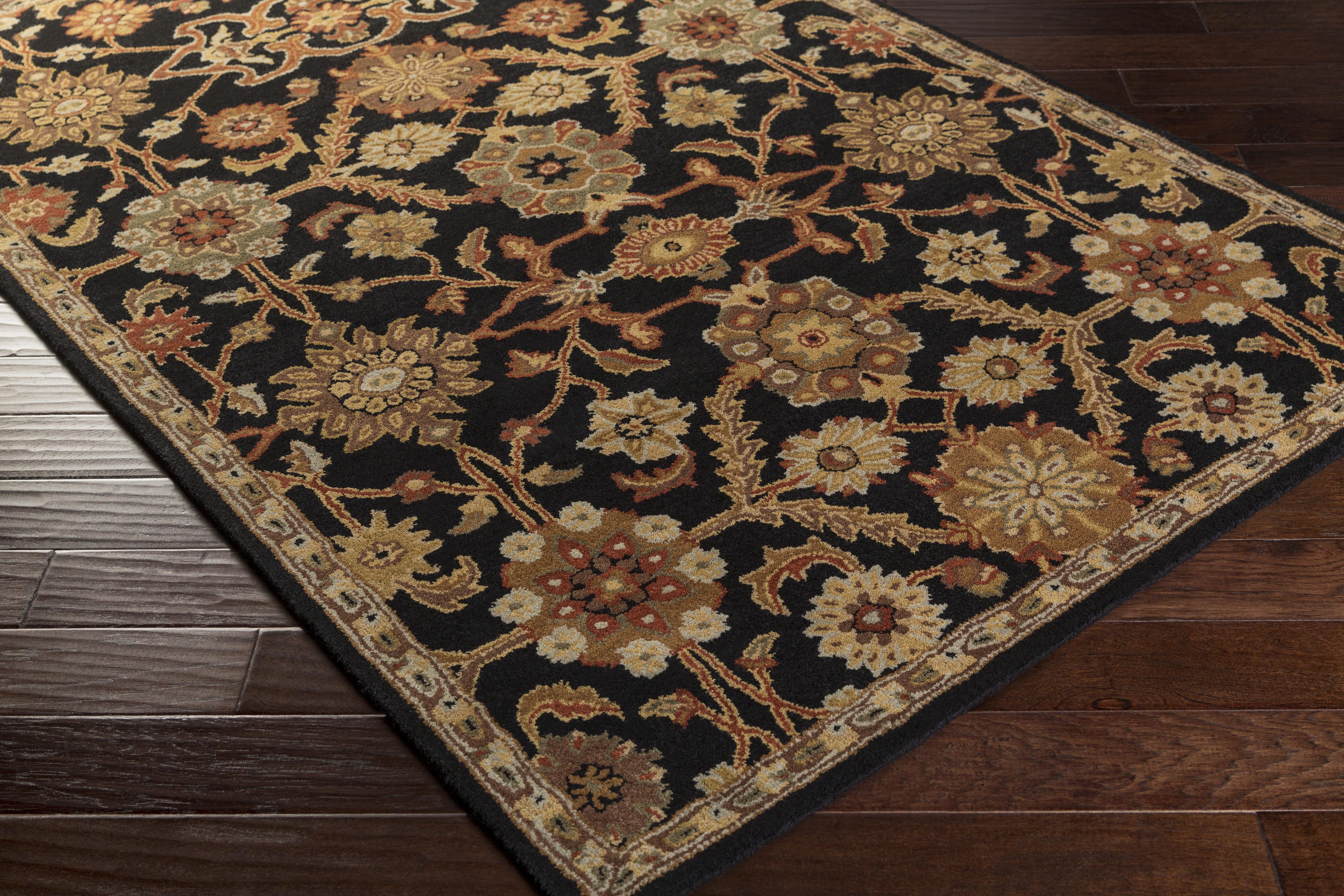 Middleton Black Indoor 3' x 5' Handmade Rug - Image 6