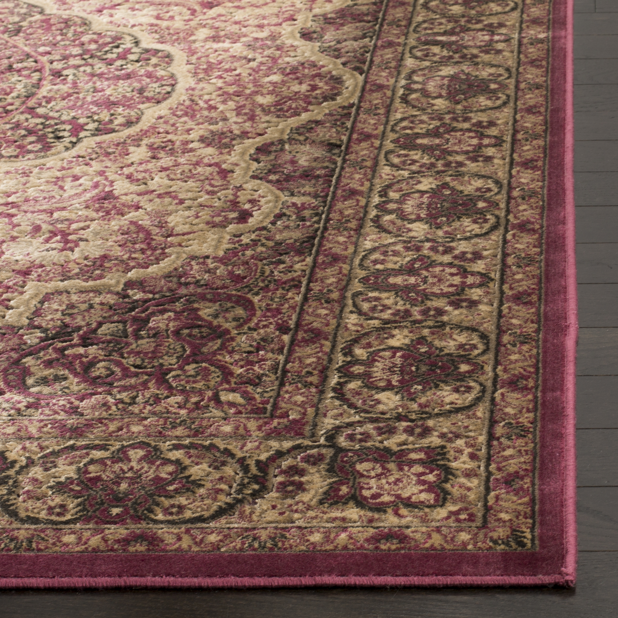 Arlo Home Woven Area Rug, PAR369-5888, Rose,  5' 3" X 7' 6" - Image 2