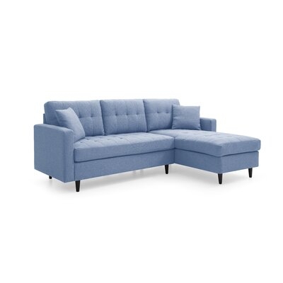 Bevis 86" Wide Revolution Performance Fabrics® Reversible Sofa & Chaise - Image 0