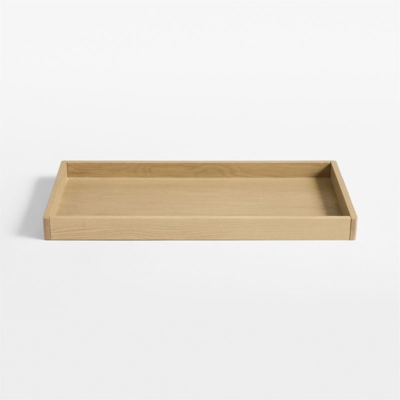 Raya Natural Oak Wood Baby Changing Table Topper - Image 1