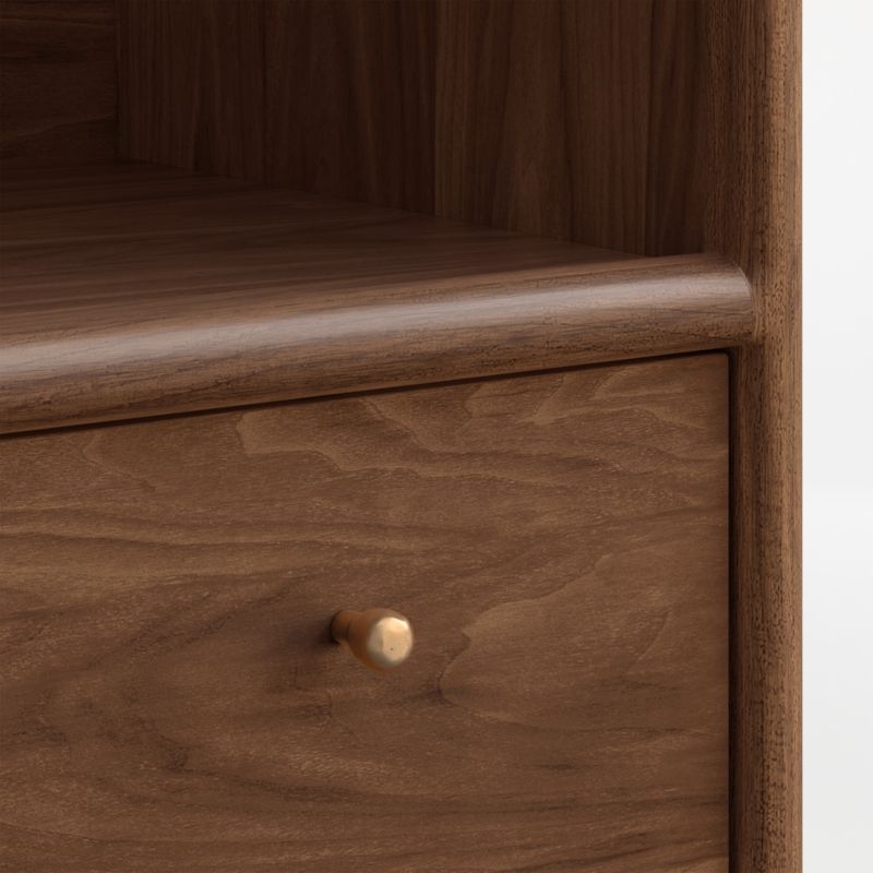 Lafayette 80" Walnut Storage Media Console - Image 3