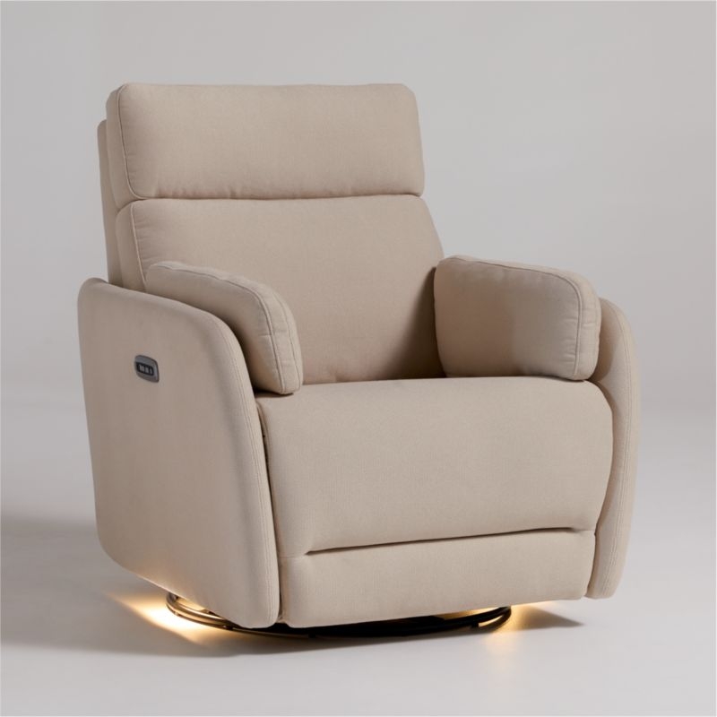 Owen Natural Nursery Electronic Power Recliner with Night Light - Image 5