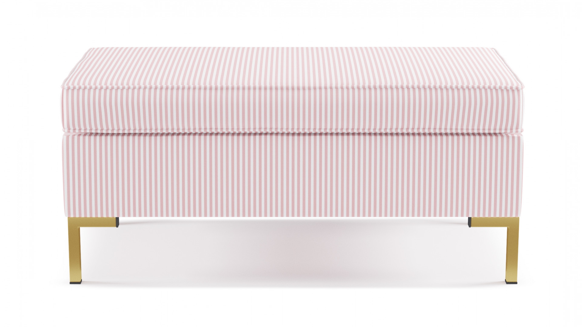 Modern Bench | Pink Ticking Stripe - Image 0