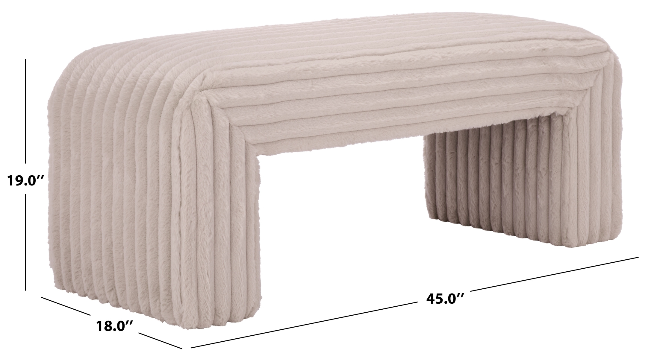 Arihana Bench - Black - Safavieh - Image 6