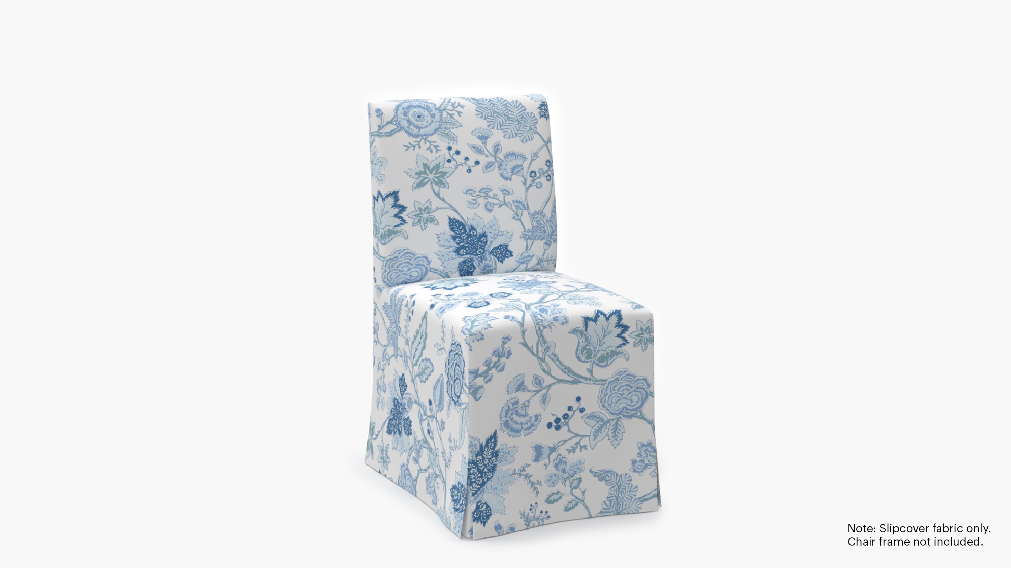 Slipcovered Signature Dining Chair - Cover Only, Delft La Vendee - Image 1