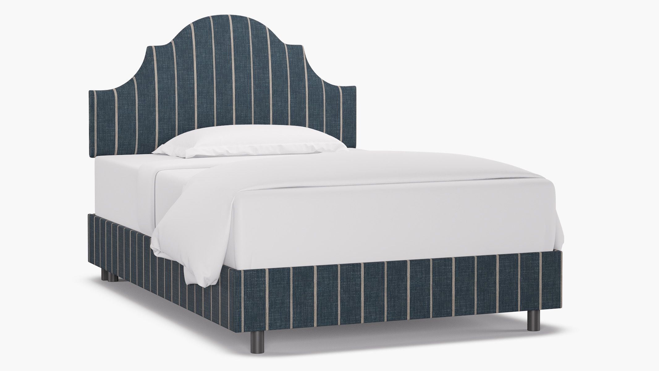 Regency Bed, Indigo Fritz, Full - Image 1