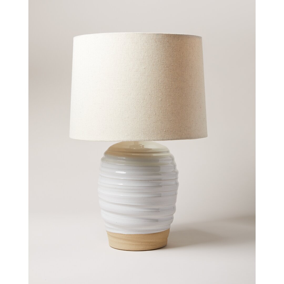 Farmhouse Pottery Cocoon Lamp - Image 0