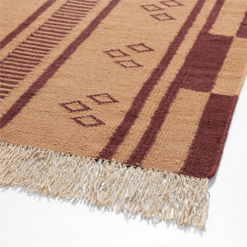 Hancock Park Wool Flatweave Kids Area Rug 6'x9' by Jeremiah Brent - Image 3
