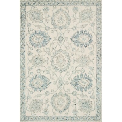Aden Oriental Hand-Hooked Wool Area Rug - Image 0