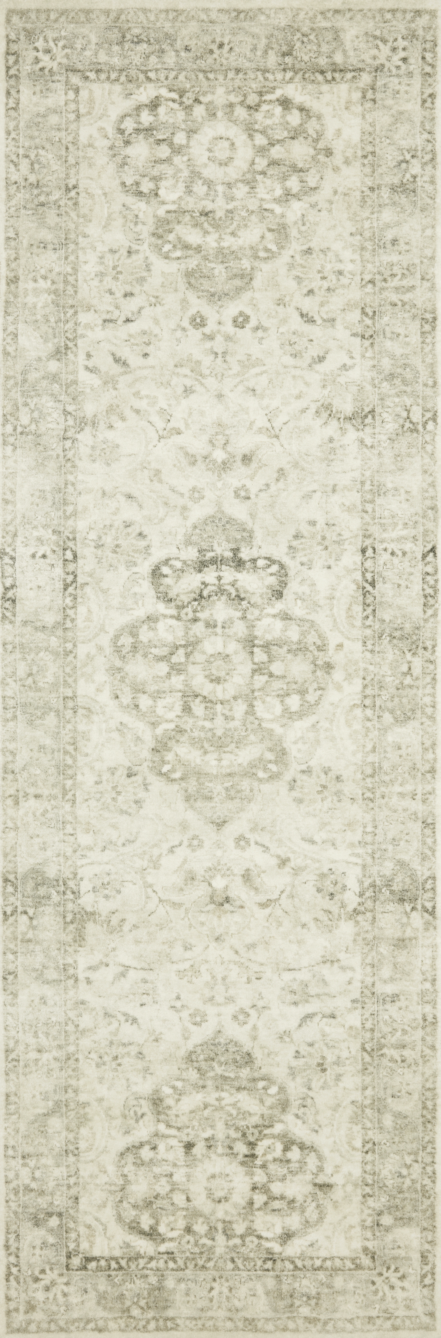 Rosette ROS-02 Ivory / Silver 2'-2" x 5' - Image 2