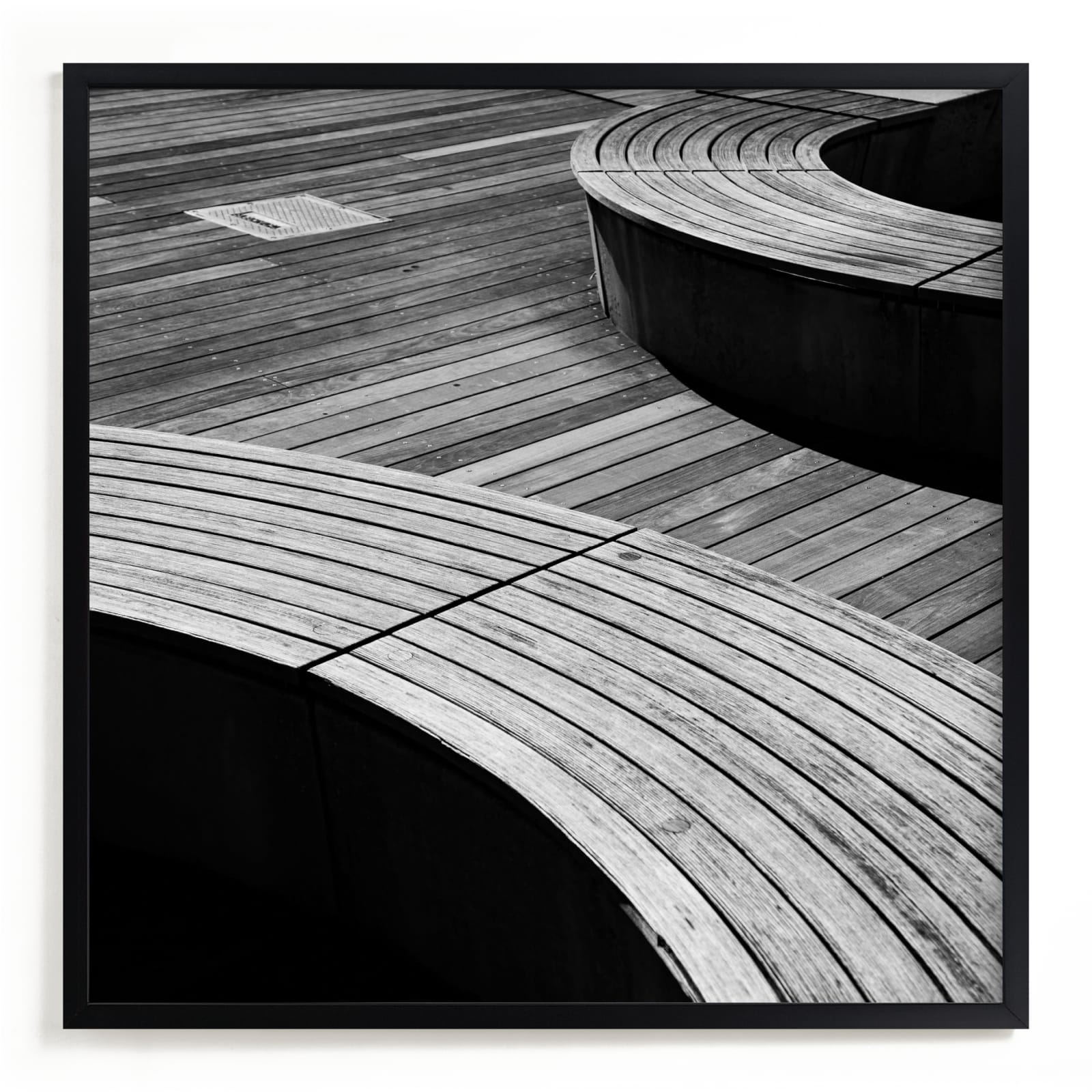Curve Bench Geometric II Limited Edition Fine Art Print 2 - Image 0