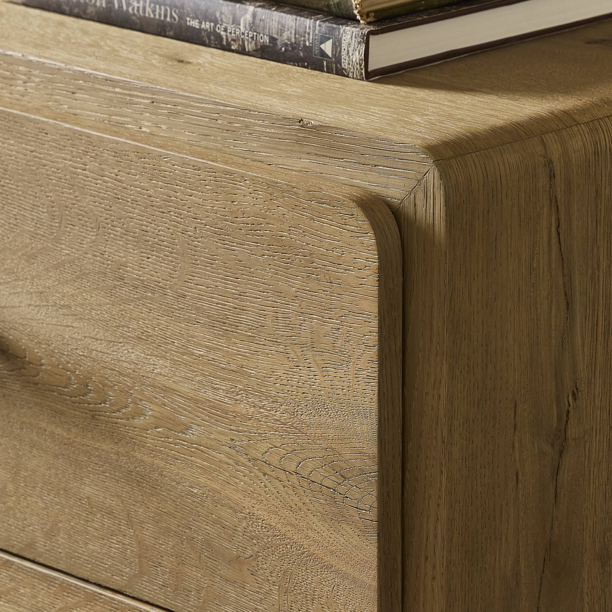 Eden 6 Drawer Dresser - Aged Smoked Oak Veneer - Image 15