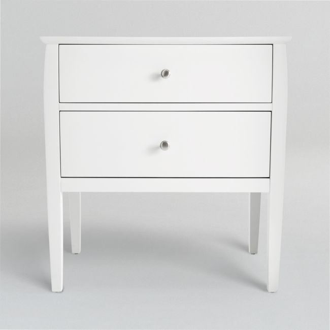 Mason 26" White Nightstand - Image 0