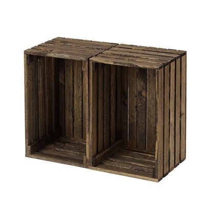 Twinleaf Solid Wood Crate Set - Image 0