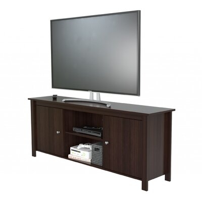 Espresso Finish Wood Media Center And TV Stand - Image 0