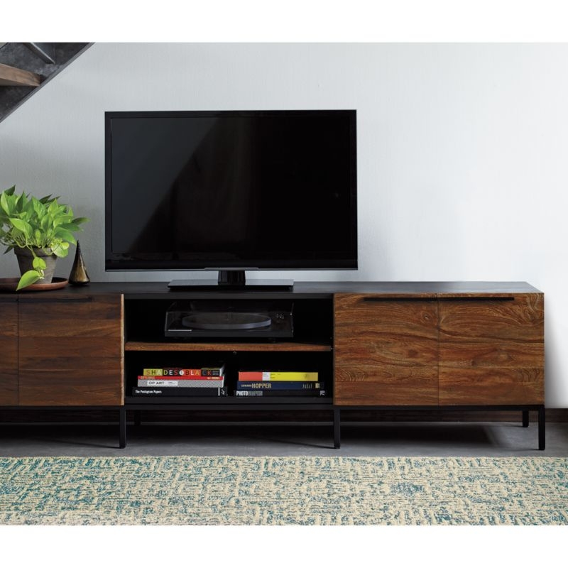 Rigby Natural 80.5" Large Media Console with Base (Estimated in mid February) - Image 3