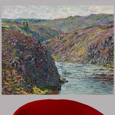 'Ravines of the Creuse at the End of the Day' by Claude Monet Poster - Image 0