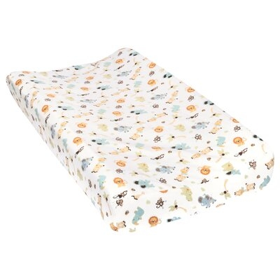 Treadwell Jungle Friends Deluxe Flannel Changing Pad Cover - Image 0