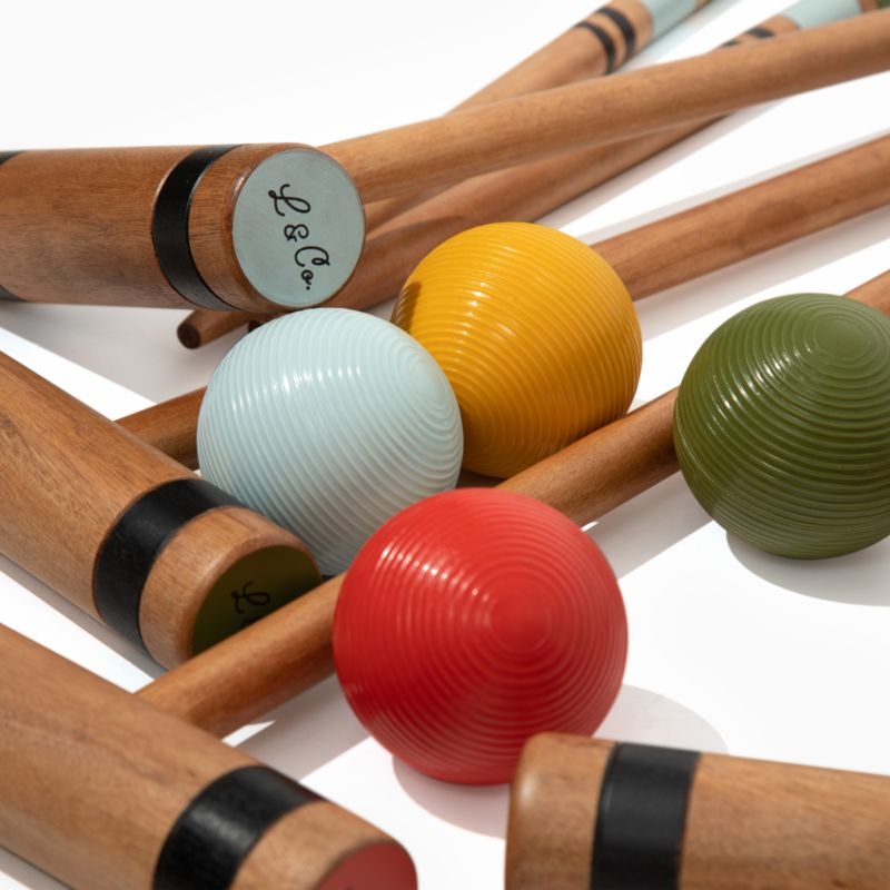 Croquet Outdoor Game Set - Image 3