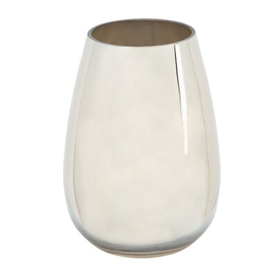 White Glass Table Vase - Image 0