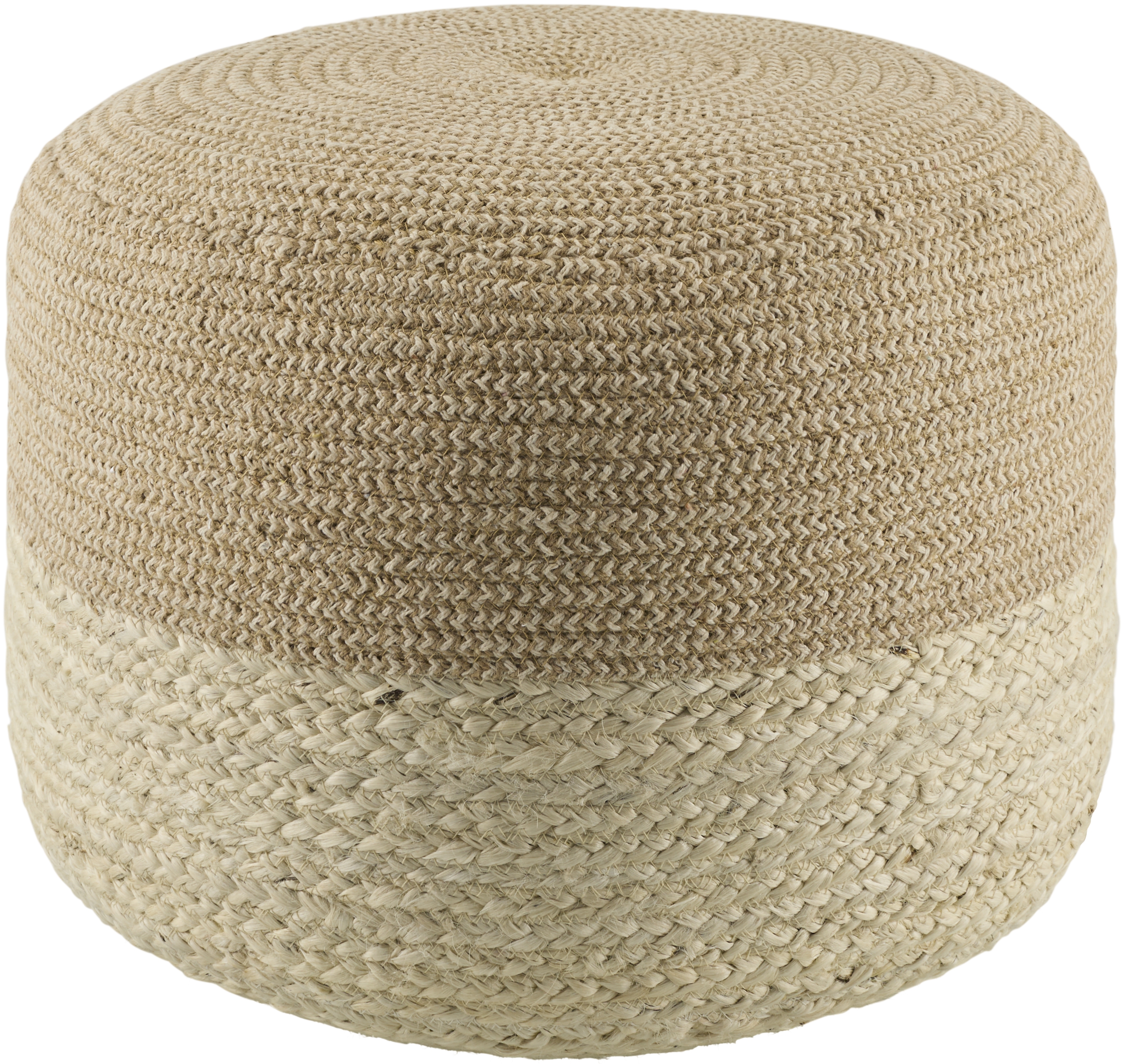 Barkley Woven Pouf - Image 0