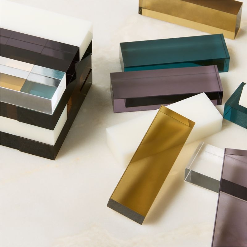 Multi Colored Acrylic Tumbling Tower Game - Image 1