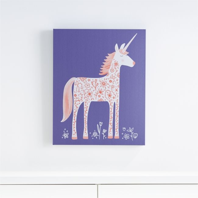 Unicorn Canvas Wall Art - Image 0