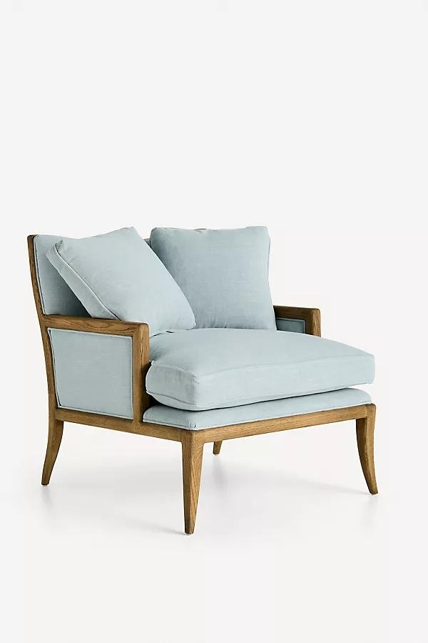 Florence Linen-Blend Chaise - Image 0