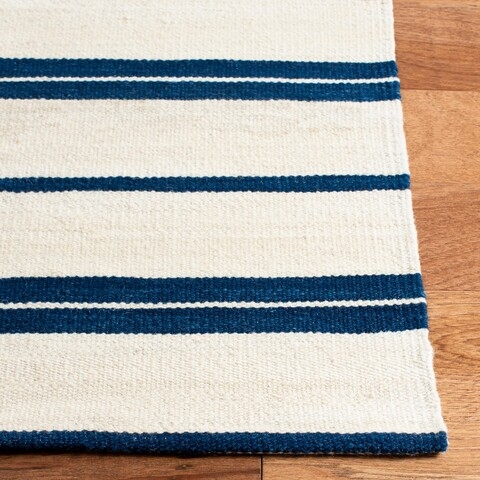 Sagaponeck Stripe Rug, Navy, 6' x 9' - Image 1