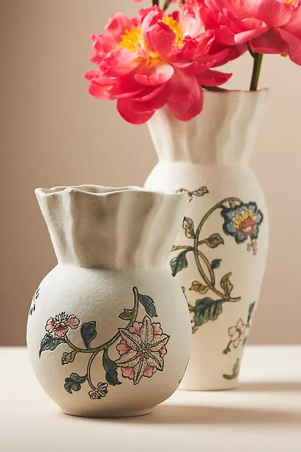 Mio Handpainted Stoneware Vase