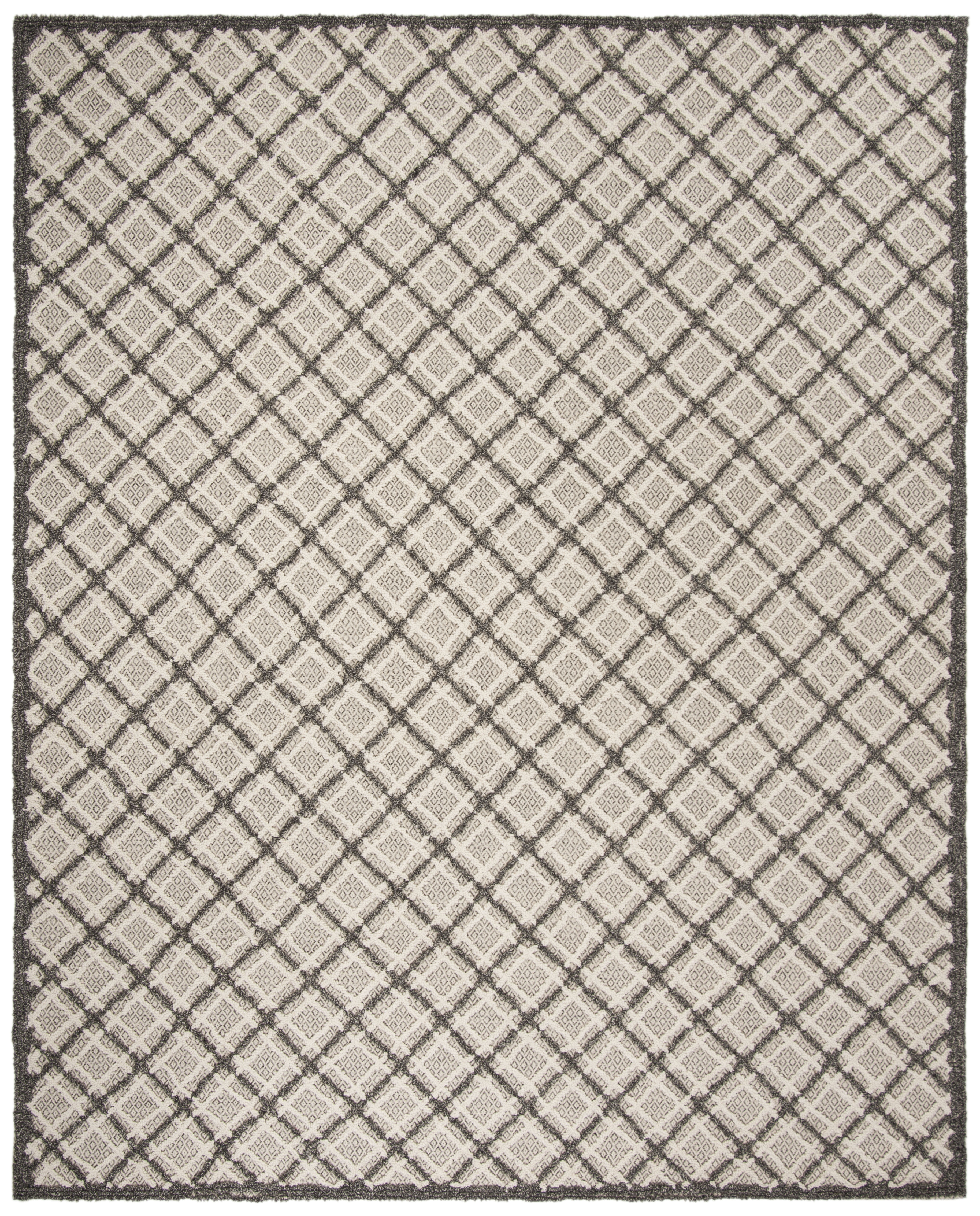 Arlo Home Hand Tufted Area Rug, TRC251G, Dark Grey/Light Grey,  8' X 10' - Image 0