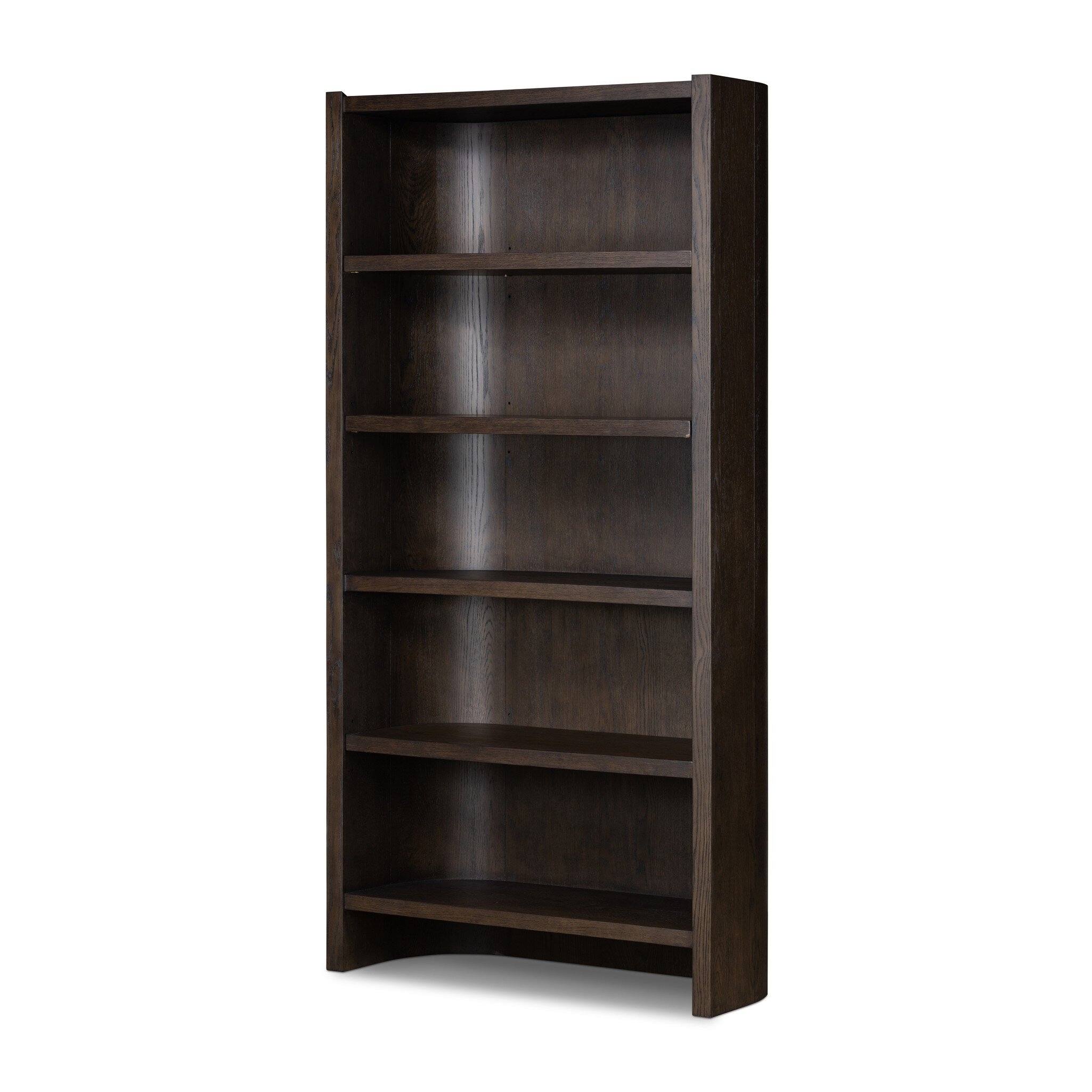 Lockhart Bookcase - Rubbed Black Oak Solid - Image 0