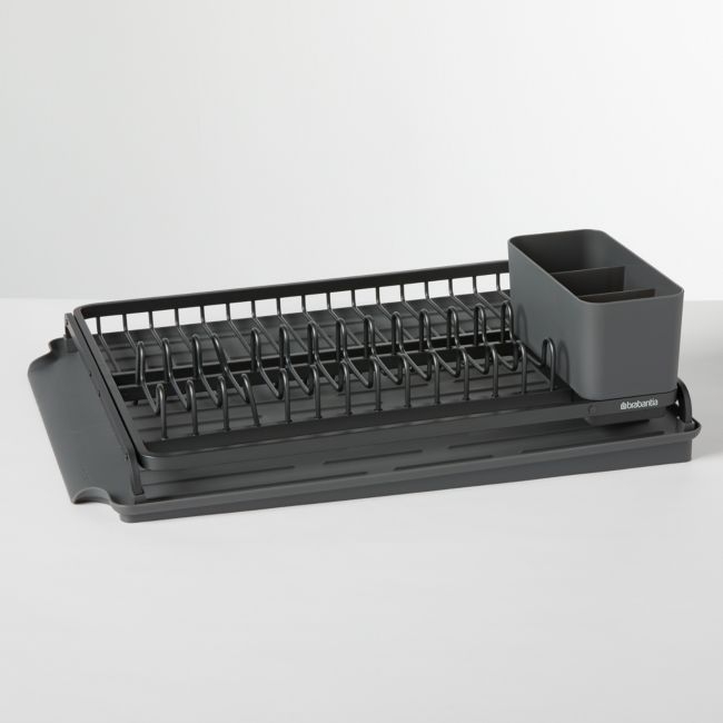 Brabantia Large Sinkside Dish Drying Rack, Dark Grey - Image 0