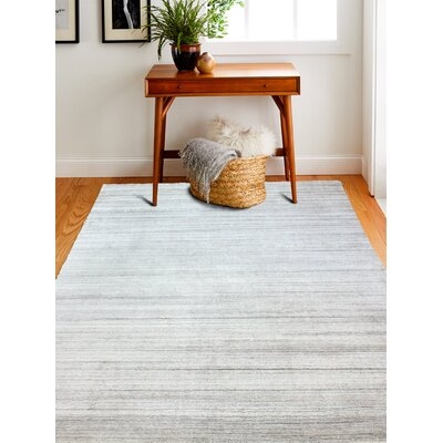 Terra Abstract Hand-Knotted Wool Marble Area Rug - Image 0