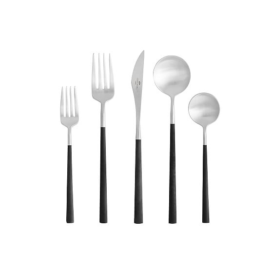 Mito Brushed With Resin Flatware 5-Piece Set With Box - Image 0