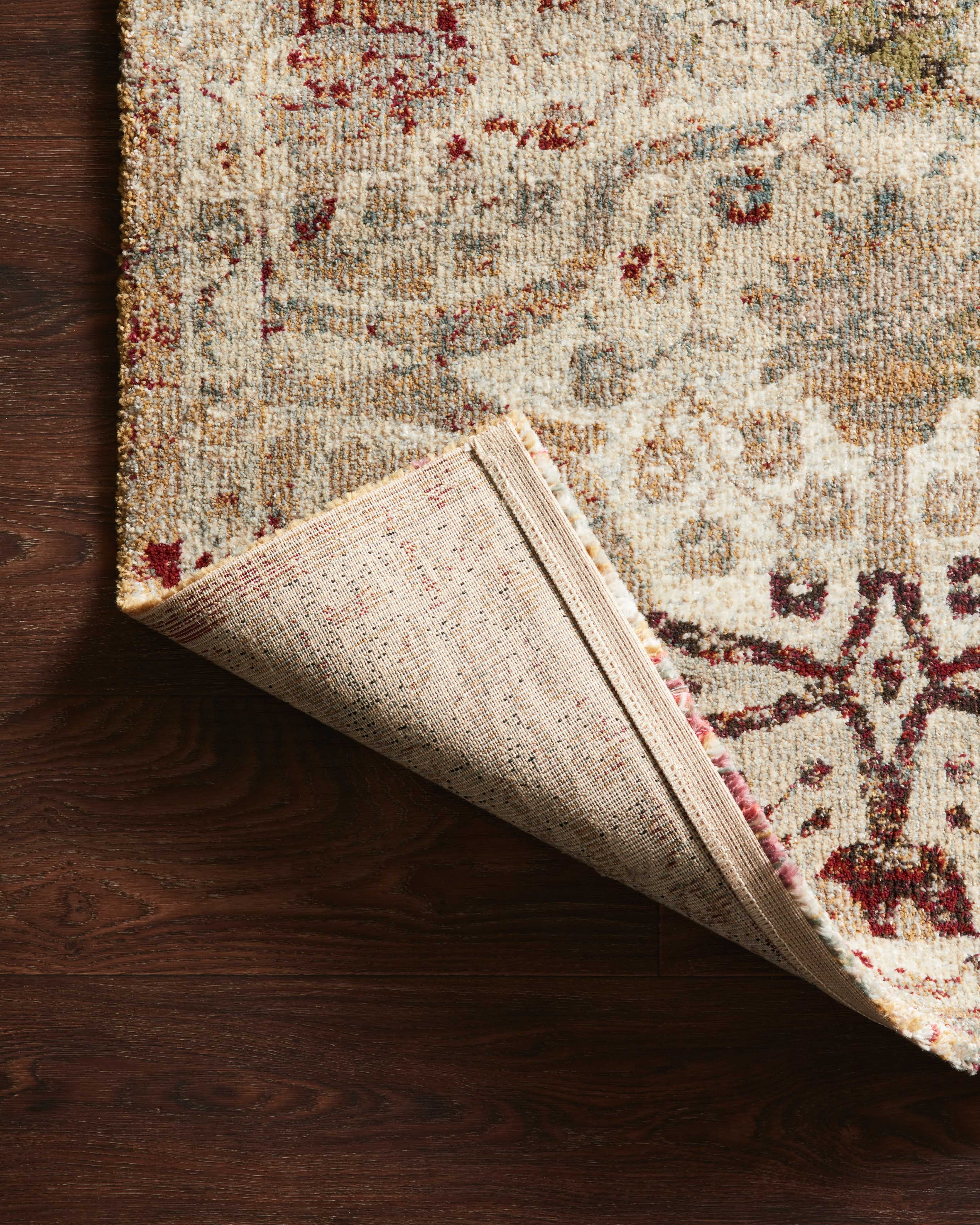 Loloi Jasmine JAS-07 Silver / Multi 18" x 18" Sample - Image 3