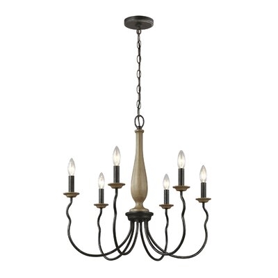 6 - Light Candle Style Classic Chandelier - Image 0