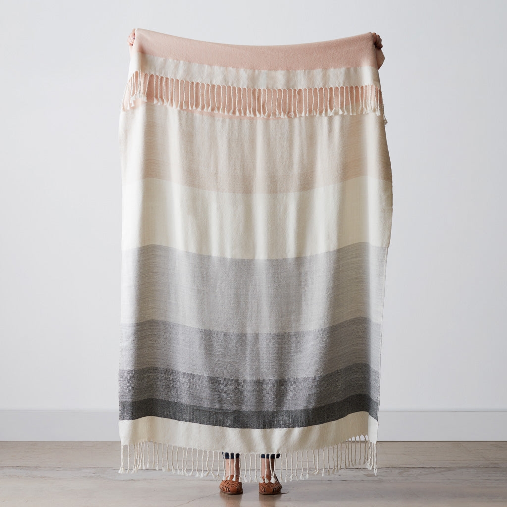 The Citizenry Paloma Alpaca Throw | Grey - Image 1