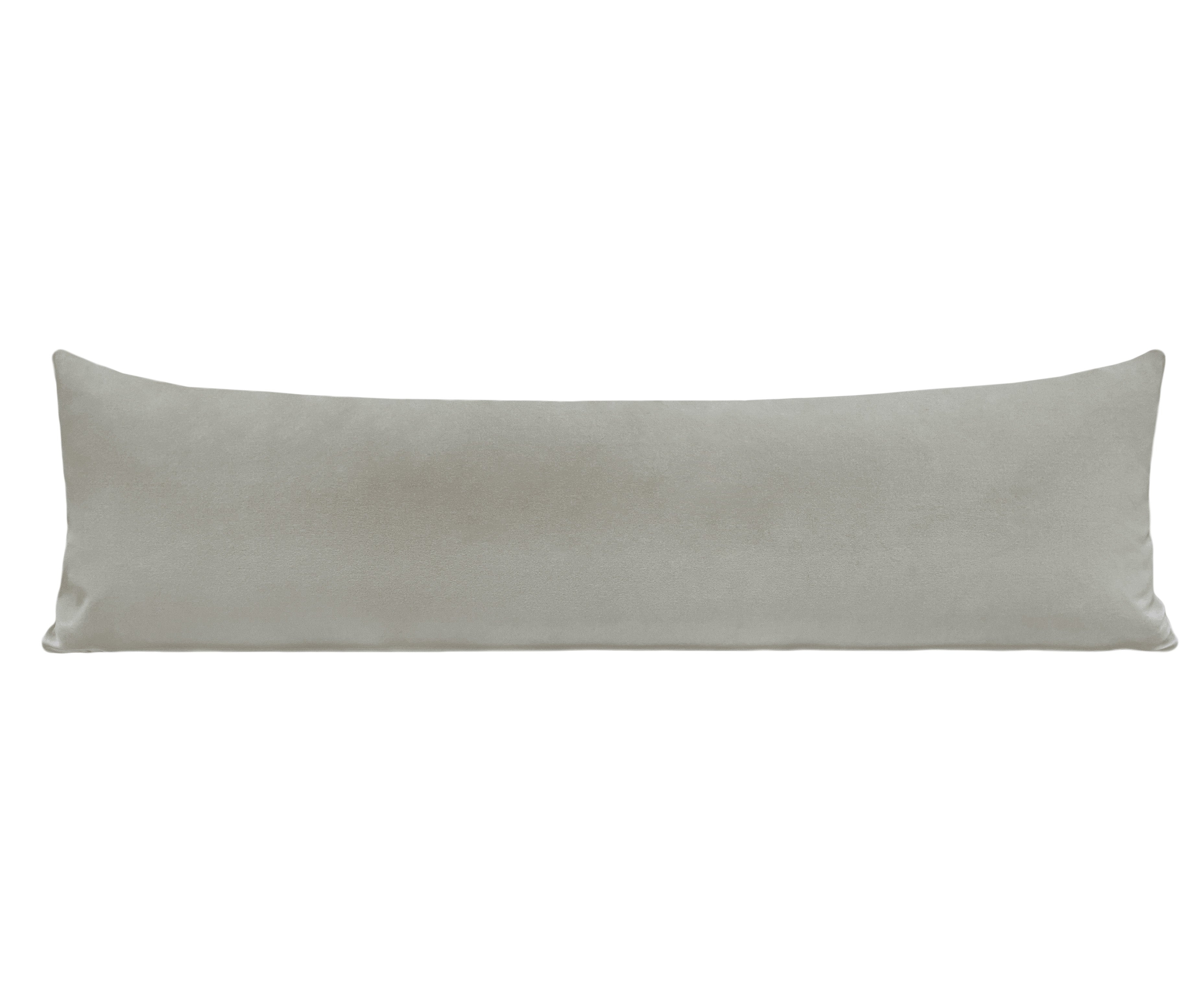 THE XL LUMBAR :: SIGNATURE VELVET // DOVE GREY - BY THE YARD - Image 2