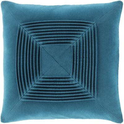 Wilfredo Textured Cotton Throw Pillow- polyester - Image 0